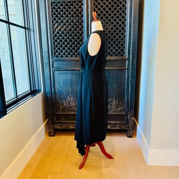 ADAM LIPPES Evening Black Dress Size 12 - Picture 2 of 6